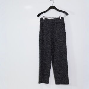 Le Bon Shoppe Monte Wool Blend Stretch Sweat Lounge Pants Dark Gray Small